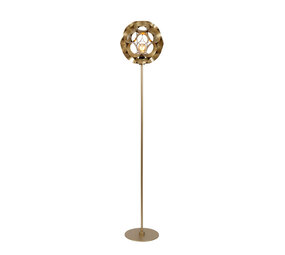 Lucide HANNELORE - Stehleuchte - Ø 30 cm - 1xE27 - Matt Gold / Messing Lucide HANNELORE - Stehleuchte - Ø 30 cm - 1xE27 - Matt Gold / Messing