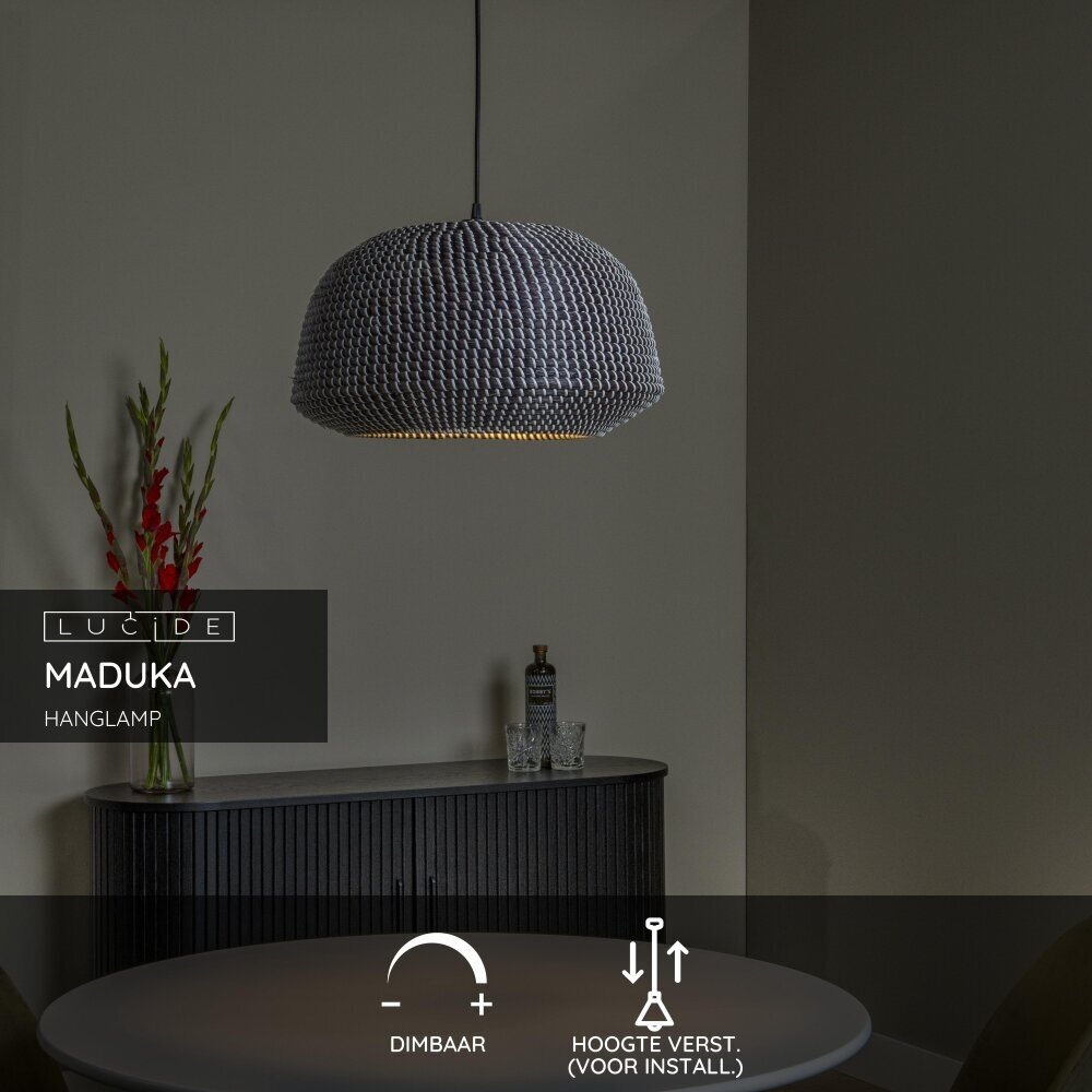 Lucide Premium MADUKA - Hängeleuchte - 1xE27 - Schwarz Lucide Premium MADUKA - Hängeleuchte - 1xE27 - Schwarz