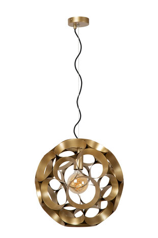 Lucide HANNELORE - Hängeleuchte - Ø 40 cm - 1xE27 - Matt Gold / Messing Lucide HANNELORE - Hängeleuchte - Ø 40 cm - 1xE27 - Matt Gold / Messing