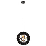 Lucide HANNELORE - Hängeleuchte - Ø 30 cm - 1xE27 - Schwarz Lucide HANNELORE - Hängeleuchte - Ø 30 cm - 1xE27 - Schwarz