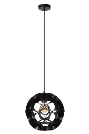 Lucide HANNELORE - Hängeleuchte - Ø 30 cm - 1xE27 - Schwarz Lucide HANNELORE - Hängeleuchte - Ø 30 cm - 1xE27 - Schwarz