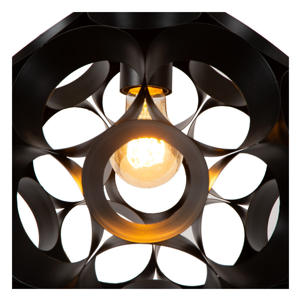 Lucide HANNELORE - Hängeleuchte - Ø 30 cm - 1xE27 - Schwarz Lucide HANNELORE - Hängeleuchte - Ø 30 cm - 1xE27 - Schwarz