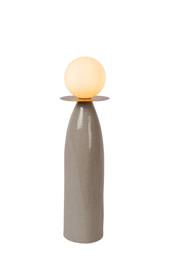 Lucide FIGARO - Tischleuchte - Ø 12 cm, H 45cm - 1xG9 - Grau Lucide FIGARO - Tischleuchte - Ø 12 cm, H 45cm - 1xG9 - Grau