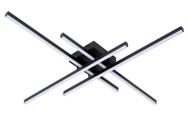 Lucide NOVAK - Deckenleuchte - LED Dimb. - CCT - 1x42W 2700K/4000K - Schwarz Lucide NOVAK - Deckenleuchte - LED Dimb. - CCT - 1x42W 2700K/4000K - Schwarz