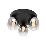 Lucide TAMINO - Deckenleuchte - LED Dimb. - 3x5,6W 3000K - Schwarz Lucide TAMINO - Deckenleuchte - LED Dimb. - 3x5,6W 3000K - Schwarz