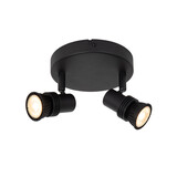 Lucide KIANTI - Deckenstrahler - Ø 15 cm - 2xGU10 - Schwarz Lucide KIANTI - Deckenstrahler - Ø 15 cm - 2xGU10 - Schwarz