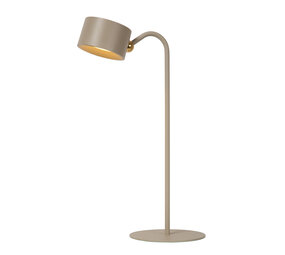Lucide JOLAN - Wiederaufladbare Schreibtischlampe/Leuchte/Wandleuchte - Batterie/Batterie - LED Dimmen bis warm - 1x3.5W 2700K/5700K - Taupe Lucide JOLAN - Wiederaufladbare Schreibtischlampe/Leuchte/Wandleuchte - Batterie/Batterie - LED Dimmen bis warm - 1x3.5W 2700K/5700K - Taupe