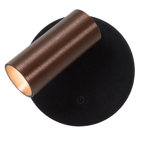 Lucide TONI - Wiederaufladbarer Wandstrahler / Wandleuchte - Batterie / Akku - Ø 8,1 cm - LED Dimb. - CCT - 1x2W 2700K/4000K - Bewegungssensor (schaltbar) - Magnetisch - Kaffee Lucide TONI - Wiederaufladbarer Wandstrahler / Wandleuchte - Batterie / Akku - Ø 8,1 cm - LED Dimb. - CCT - 1x2W 2700K/4000K - Bewegungssensor (schaltbar) - Magnetisch - Kaffee