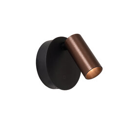 Lucide TONI - Wiederaufladbarer Wandstrahler / Wandleuchte - Batterie / Akku - Ø 8,1 cm - LED Dimb. - CCT - 1x2W 2700K/4000K - Magnetisch - Kaffee Lucide TONI - Wiederaufladbarer Wandstrahler / Wandleuchte - Batterie / Akku - Ø 8,1 cm - LED Dimb. - CCT - 1x2W 2700K/4000K - Magnetisch - Kaffee