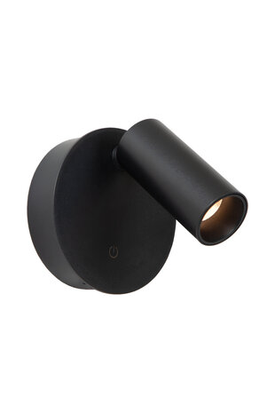 Lucide TONI - Wiederaufladbarer Wandstrahler / Wandleuchte - Batterie / Akku - Ø 8,1 cm - LED Dimb. - CCT - 1x2W 2700K/4000K - Magnetisch - Schwarz Lucide TONI - Wiederaufladbarer Wandstrahler / Wandleuchte - Batterie / Akku - Ø 8,1 cm - LED Dimb. - CCT - 1x2W 2700K/4000K - Magnetisch - Schwarz