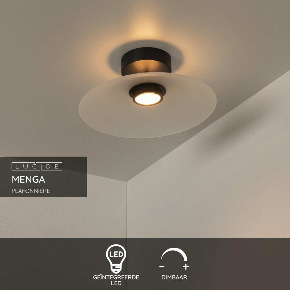 Lucide Premium MENGA - Deckenleuchte - Ø 40 cm - LED Dimb. - 1x11W 2700K - Opal Lucide Premium MENGA - Deckenleuchte - Ø 40 cm - LED Dimb. - 1x11W 2700K - Opal