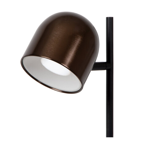 Lucide SKANSKA RECH - Wiederaufladbare Schreibtischlampe Innen/Außen - Batterie/Batterie - LED Dimb. - CCT - 1x3W 3000K/6000K - IP44 - Kaffee Lucide SKANSKA RECH - Wiederaufladbare Schreibtischlampe Innen/Außen - Batterie/Batterie - LED Dimb. - CCT - 1x3W 3000K/6000K - IP44 - Kaffee