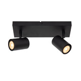 Lucide AMIGO - Deckenstrahler - 2xGU10 - Schwarz Lucide AMIGO - Deckenstrahler - 2xGU10 - Schwarz
