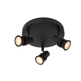 Lucide KIANTI - Deckenstrahler - Ø 21 cm - 3xGU10 - Schwarz Lucide KIANTI - Deckenstrahler - Ø 21 cm - 3xGU10 - Schwarz