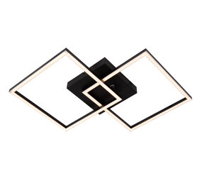 Lucide ARIANNE - Deckenleuchte - LED - CCT - 1x23W 2700K/4000K - Schwarz Lucide ARIANNE - Deckenleuchte - LED - CCT - 1x23W 2700K/4000K - Schwarz