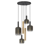 Lucide JOANET - Hängeleuchte - Ø 65 cm - 4xE27 - Messing Lucide JOANET - Hängeleuchte - Ø 65 cm - 4xE27 - Messing