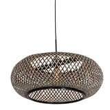 Anne Light & home Hängeleuchte Maze Ø 60 cm Bambus schwarz beige Anne Light & home Hängeleuchte Maze Ø 60 cm Bambus schwarz beige