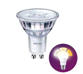 Philips LED GU10 Lampe 4,8 Watt Set mit 2x Philips SceneSwitch DIM Philips LED GU10 Lampe 4,8 Watt Set mit 2x Philips SceneSwitch DIM