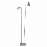 Freelight Stehleuchte Lunata 2 Licht H 140 cm Chrom matt Freelight Stehleuchte Lunata 2 Licht H 140 cm Chrom matt