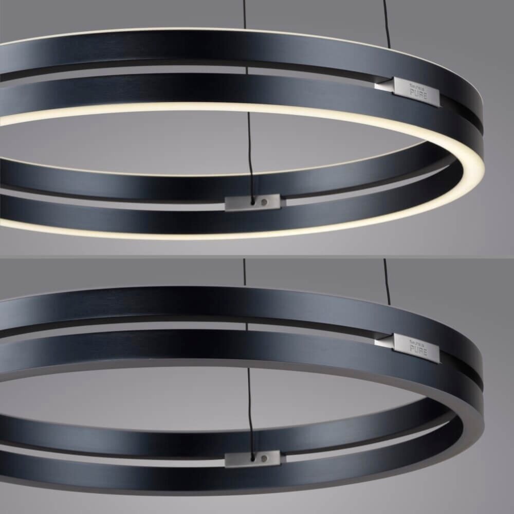 Neuhaus PURE Hängeleuchte E-Loop e-Lift Ø 50 cm Dunkelgrau Neuhaus PURE Hängeleuchte E-Loop e-Lift Ø 50 cm Dunkelgrau