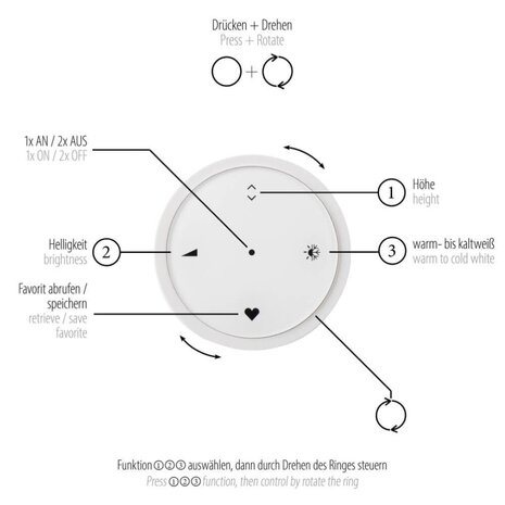Neuhaus PURE Hängeleuchte E-Loop e-Lift Ø 50 cm Dunkelgrau Neuhaus PURE Hängeleuchte E-Loop e-Lift Ø 50 cm Dunkelgrau
