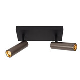 Lucide GRADO - Deckenstrahler - 2xGU10 (MR11) - Grauguss