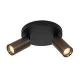 Lucide RITMO - Deckenstrahler - Ø 15 cm - 2xGU10 (MR11) - Kaffee Lucide RITMO - Deckenstrahler - Ø 15 cm - 2xGU10 (MR11) - Kaffee