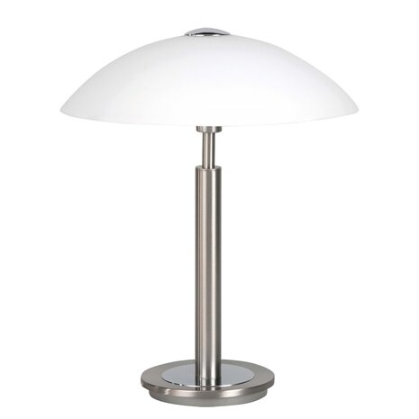 Highlight Touch Tischleuchte H 35 cm Ø 30 cm Chrom matt Highlight Touch Tischleuchte H 35 cm Ø 30 cm Chrom matt