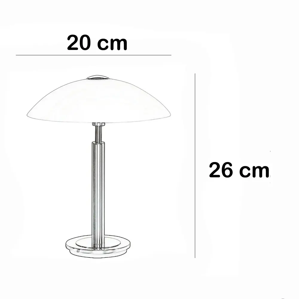 Highlight Touch Tischleuchte H 26 cm Ø 20 cm Bronze