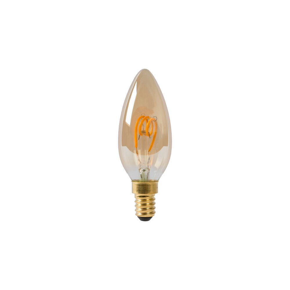 Lucide C35 - Glühbirne - Ø 3,5 cm - LED 3 StepDim (Memory) - E14 - 1x3W 2200K - Amber Lucide C35 - Glühbirne - Ø 3,5 cm - LED 3 StepDim (Memory) - E14 - 1x3W 2200K - Amber