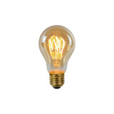 Lucide A60 - Glühlampe - Ø 6 cm - LED 3 StepDim (Memory) - E27 - 1x4,9W 2200K - Amber