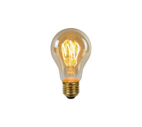 Lucide A60 - Glühlampe - Ø 6 cm - LED 3 StepDim (Memory) - E27 - 1x4,9W 2200K - Amber