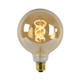 Lucide G125 - Glühlampe - Ø 12,5 cm - LED 3 StepDim (Memory) - E27 - 1x4,9W 2200K - Amber