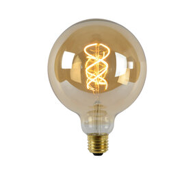Lucide G125 - Glühlampe - Ø 12,5 cm - LED 3 StepDim (Memory) - E27 - 1x4,9W 2200K - Amber
