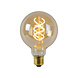 Lucide G95 - Glühlampe - Ø 9,5 cm - LED 3 StepDim (Memory) - E27 - 1x4,9W 2200K - Amber Lucide G95 - Glühlampe - Ø 9,5 cm - LED 3 StepDim (Memory) - E27 - 1x4,9W 2200K - Amber