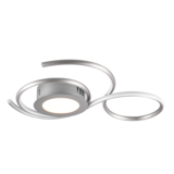 Trio Leuchten Deckenleuchte Jive L 50 cm Chrom matt Trio Leuchten Deckenleuchte Jive L 50 cm Chrom matt