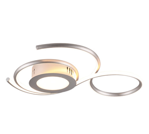 Trio Leuchten Deckenleuchte Jive L 50 cm Chrom matt Trio Leuchten Deckenleuchte Jive L 50 cm Chrom matt