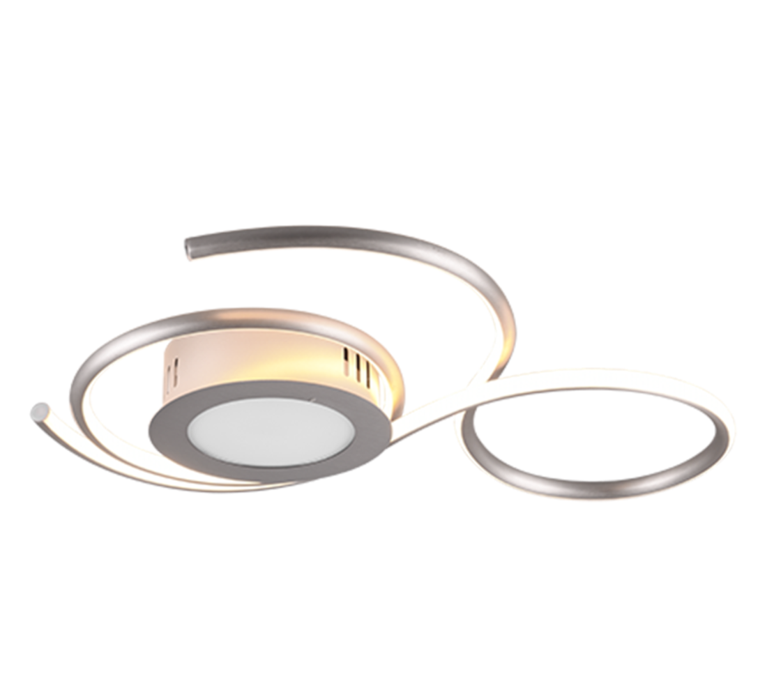 Trio Leuchten Deckenleuchte Jive L 50 cm Chrom matt Trio Leuchten Deckenleuchte Jive L 50 cm Chrom matt