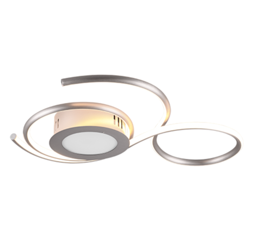 Trio Leuchten Deckenleuchte Jive L 50 cm Chrom matt Trio Leuchten Deckenleuchte Jive L 50 cm Chrom matt