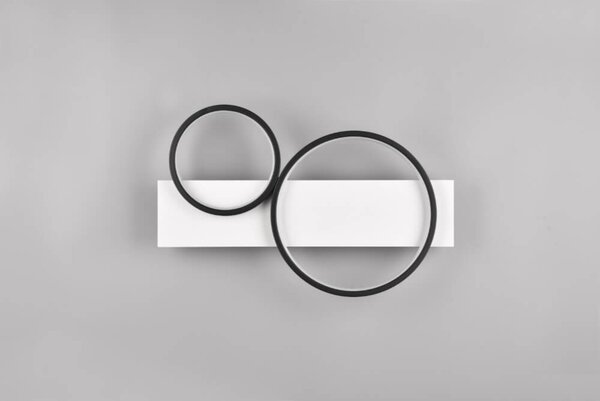 Trio Leuchten Deckenleuchte Medera 2 Licht L 54 cm weiß schwarz Trio Leuchten Deckenleuchte Medera 2 Licht L 54 cm weiß schwarz