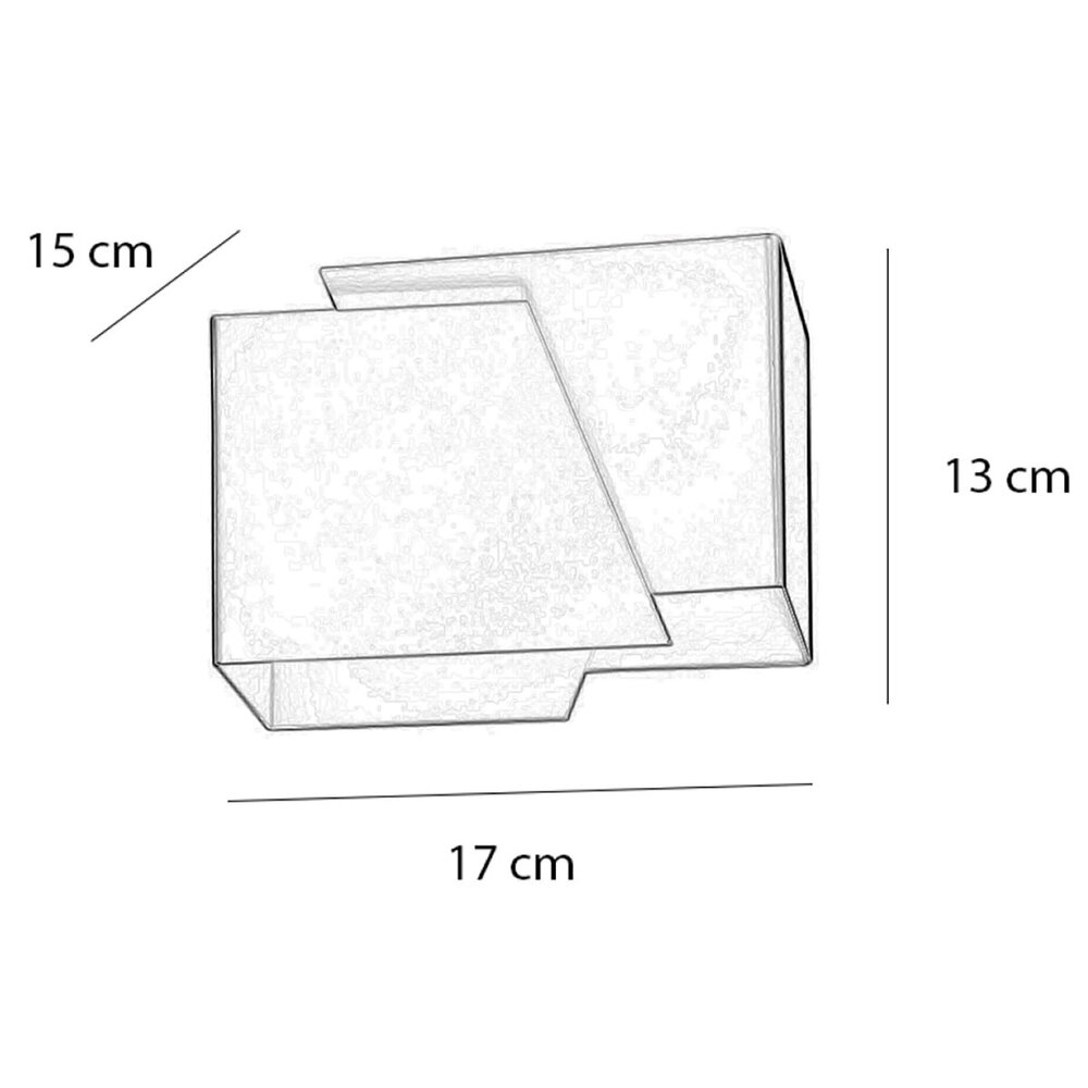 Emibig Wandleuchte Frost B 17 cm weiß Emibig Wandleuchte Frost B 17 cm weiß