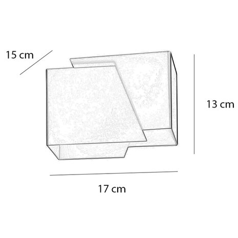 Emibig Wandleuchte Frost B 17 cm weiß Emibig Wandleuchte Frost B 17 cm weiß