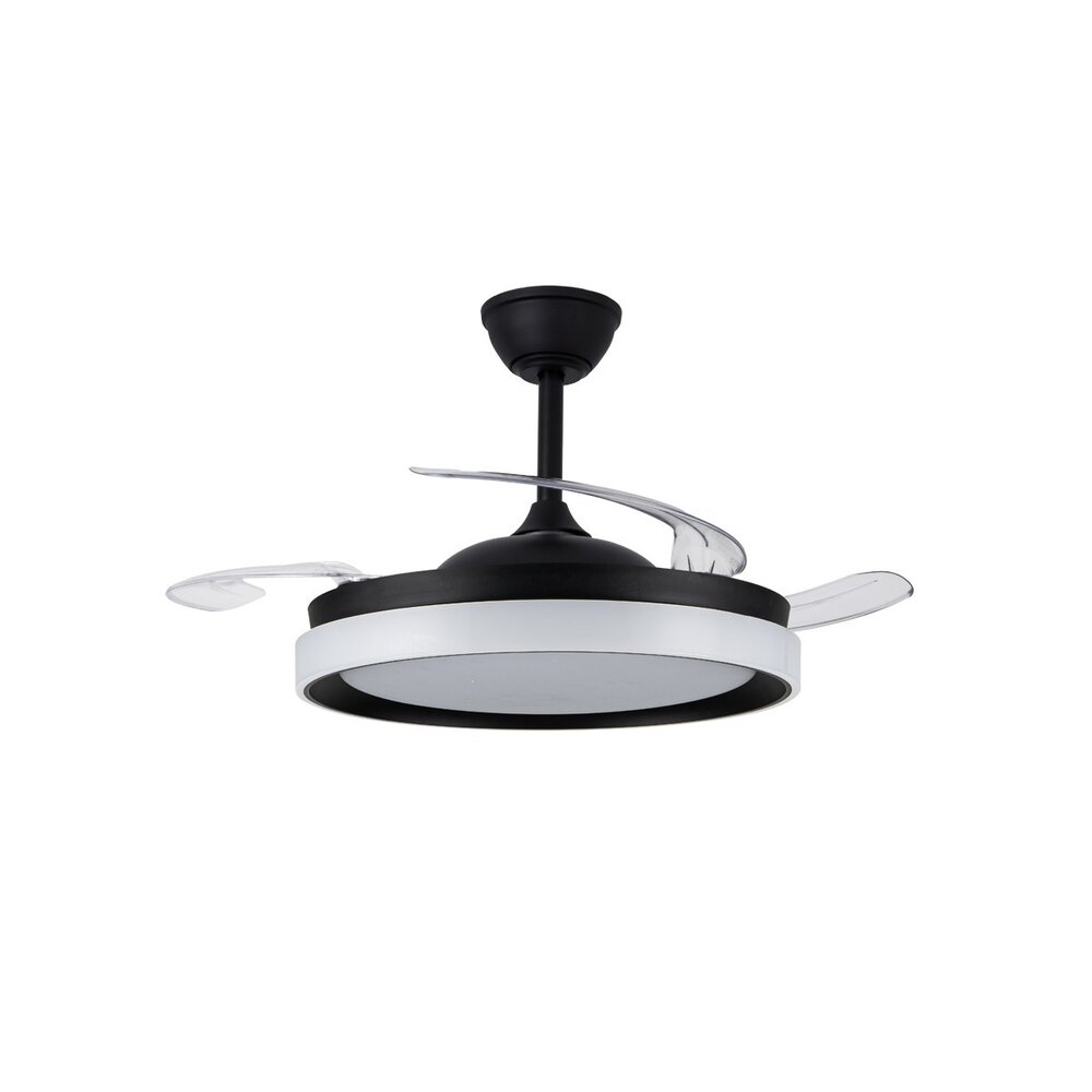 CristalRecord Deckenventilator Brisa Ø 106 cm schwarz