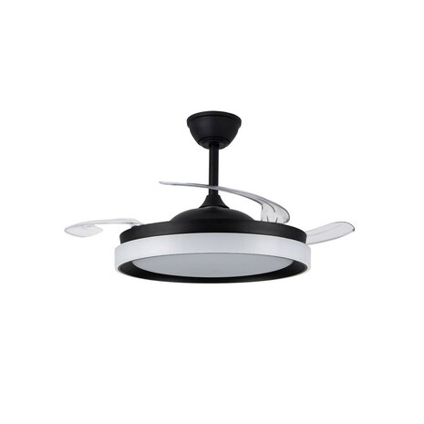 CristalRecord Deckenventilator Brisa Ø 106 cm schwarz