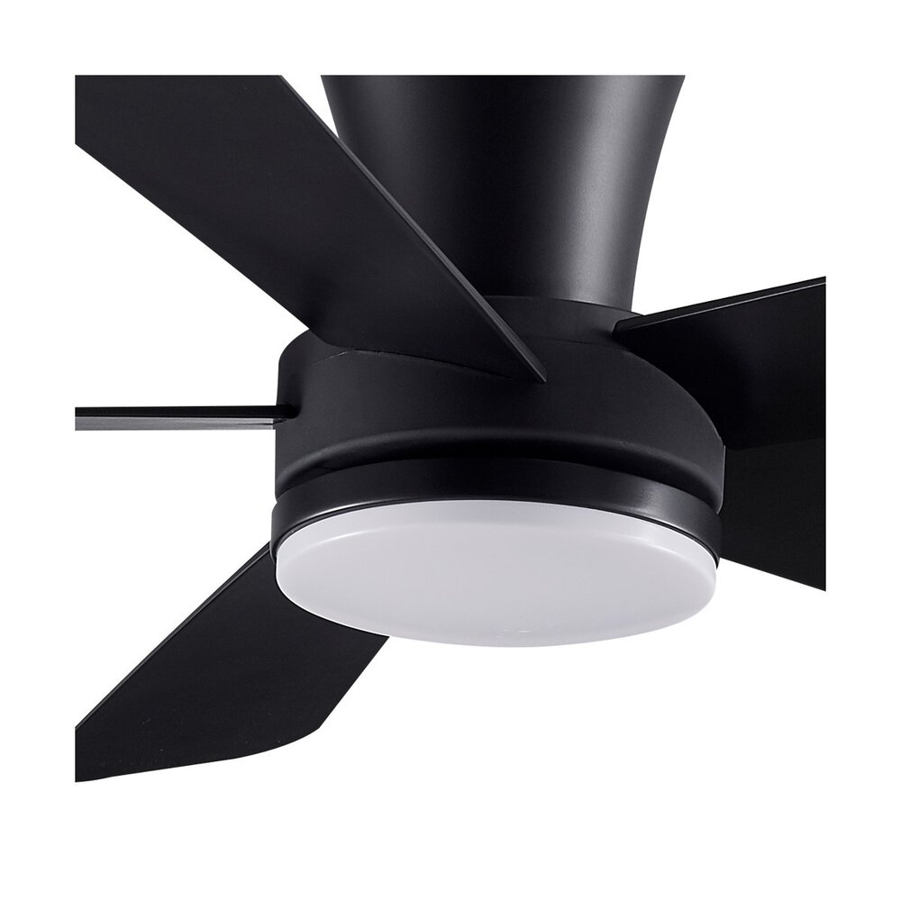 CristalRecord Deckenventilator Benda Ø 101 cm schwarz