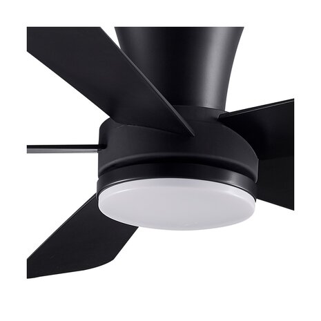 CristalRecord Deckenventilator Benda Ø 101 cm schwarz