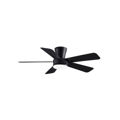 CristalRecord Deckenventilator Benda Ø 101 cm schwarz