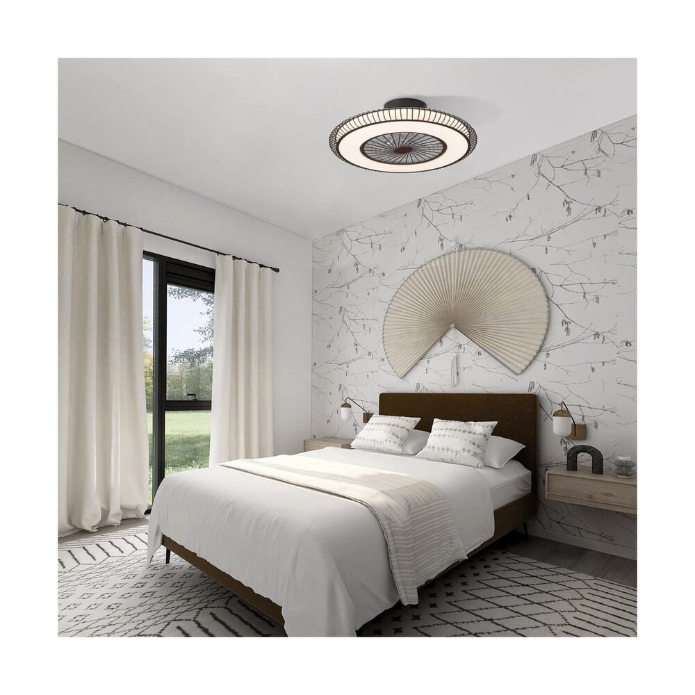 CristalRecord Deckenventilator Mirabel Ø 56 cm Bronze