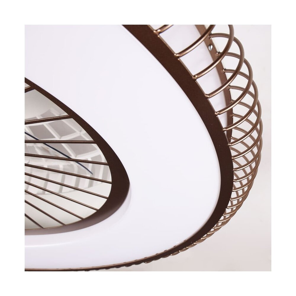 CristalRecord Deckenventilator Mirabel Ø 56 cm Bronze