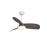 CristalRecord Deckenventilator Byan Ø 91 cm Outdoor IP65 grau weiß CristalRecord Deckenventilator Byan Ø 91 cm Outdoor IP65 grau weiß